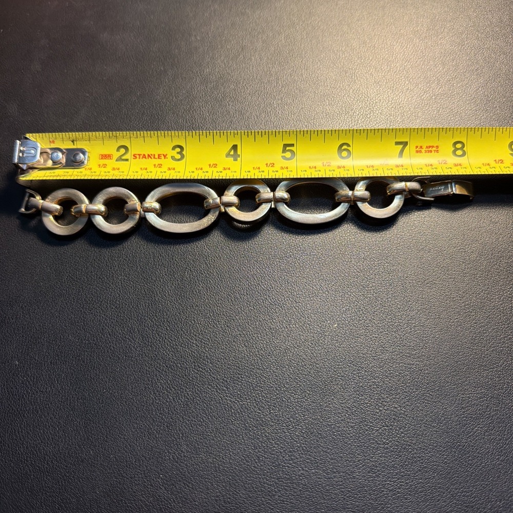 Bergere Gold-Tone Mixed Link Chain Bracelet